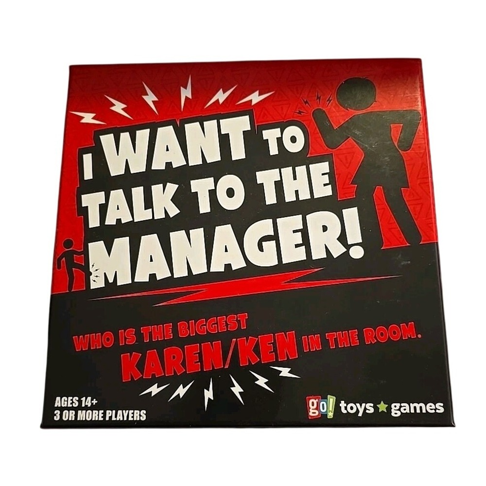 I Want to Talk to‎ the Manager Game Go! Toys Adult Party Card Game
